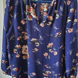 Fun 2 Fun Floral blouse - Size L Stitch Fix